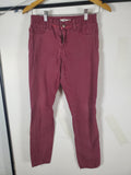 Refuge Women's Burgundy Skinny Jeans Size 4