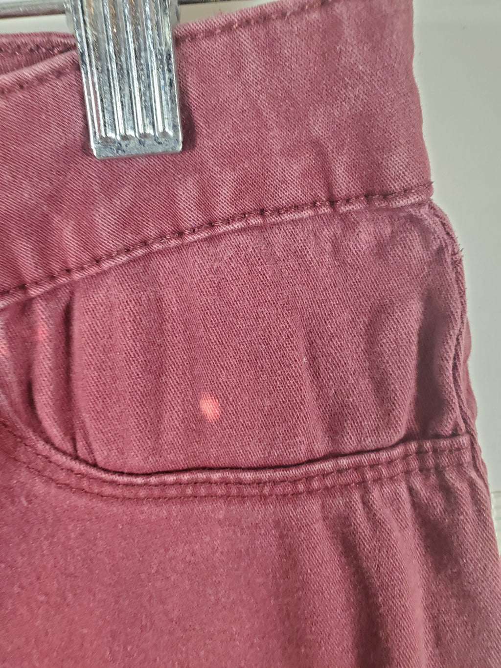 Refuge Women's Burgundy Skinny Jeans Size 4