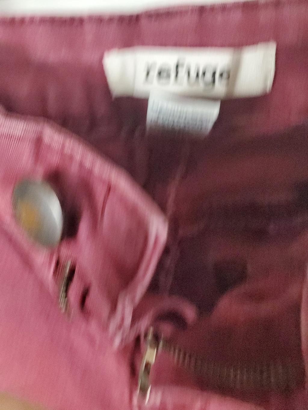 Refuge Women's Burgundy Skinny Jeans Size 4