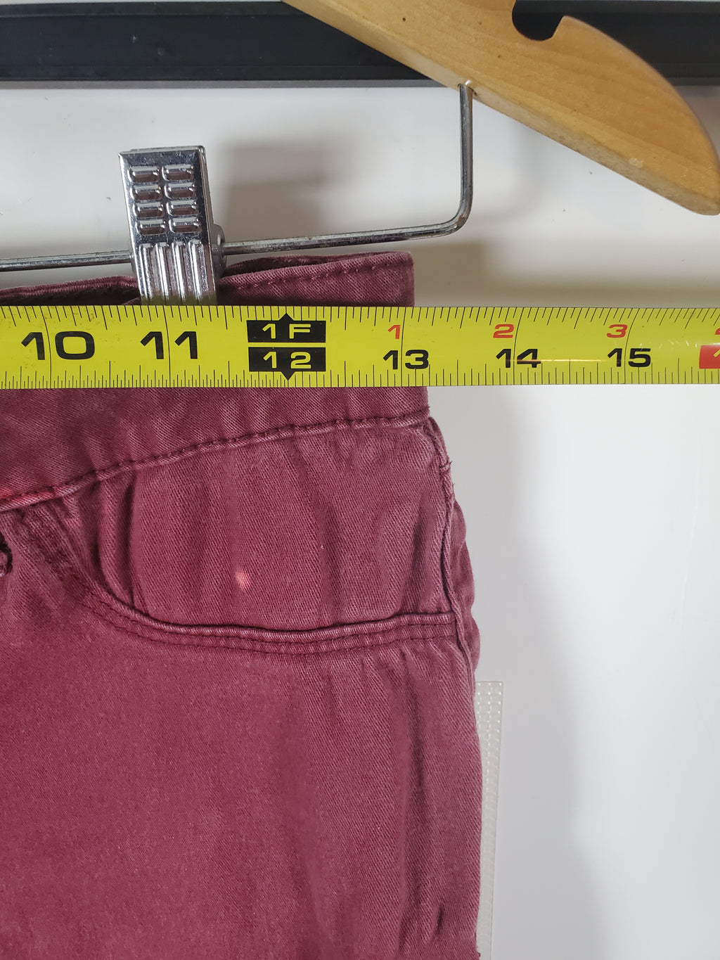 Refuge Women's Burgundy Skinny Jeans Size 4