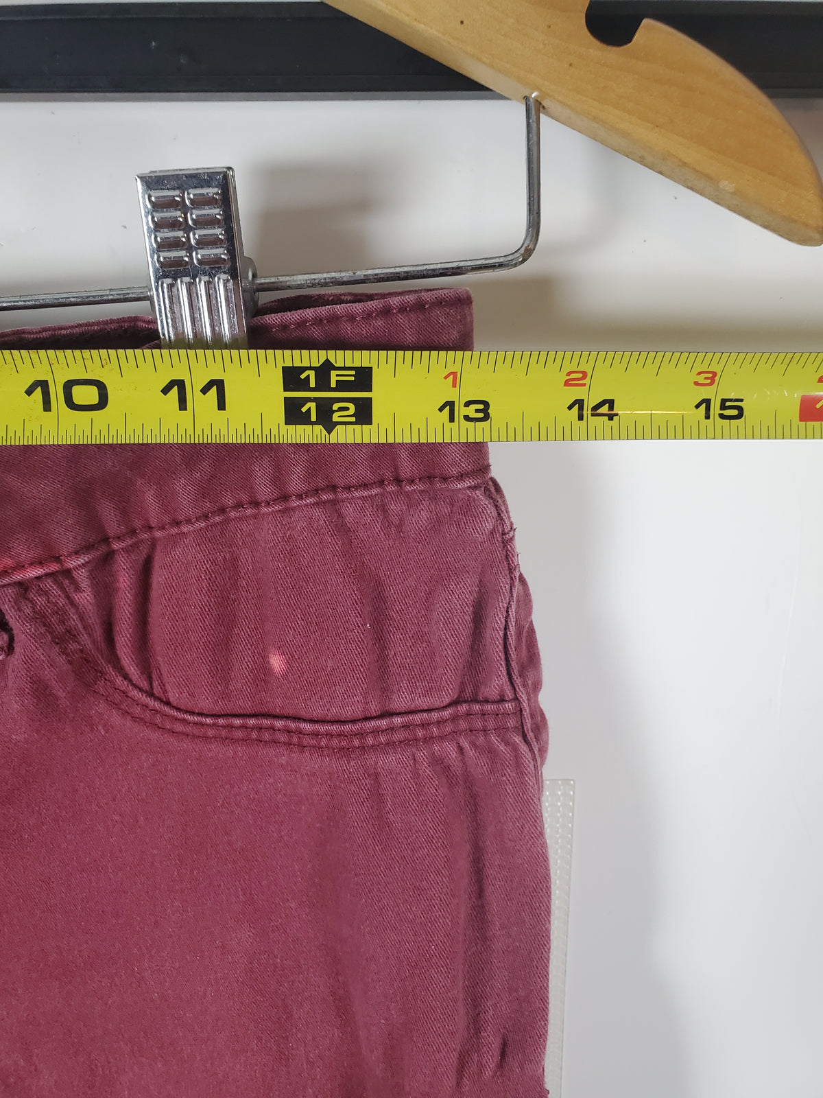 Refuge Women's Burgundy Skinny Jeans Size 4