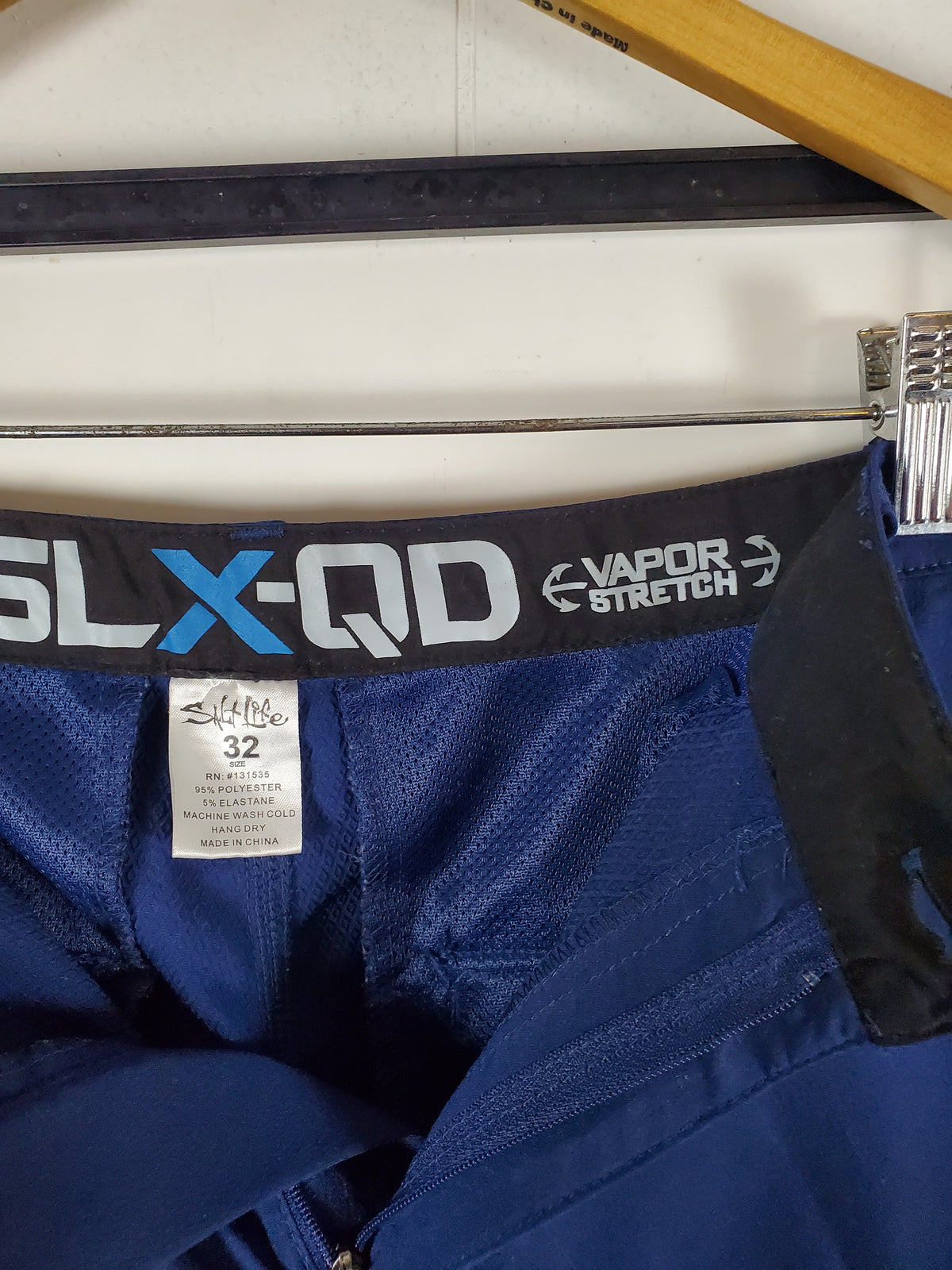 Salt Life SLX-QD Vapor Stretch Shorts Size 32