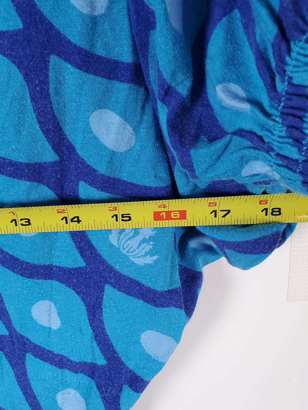 Malie Blue Patterned Dress Small