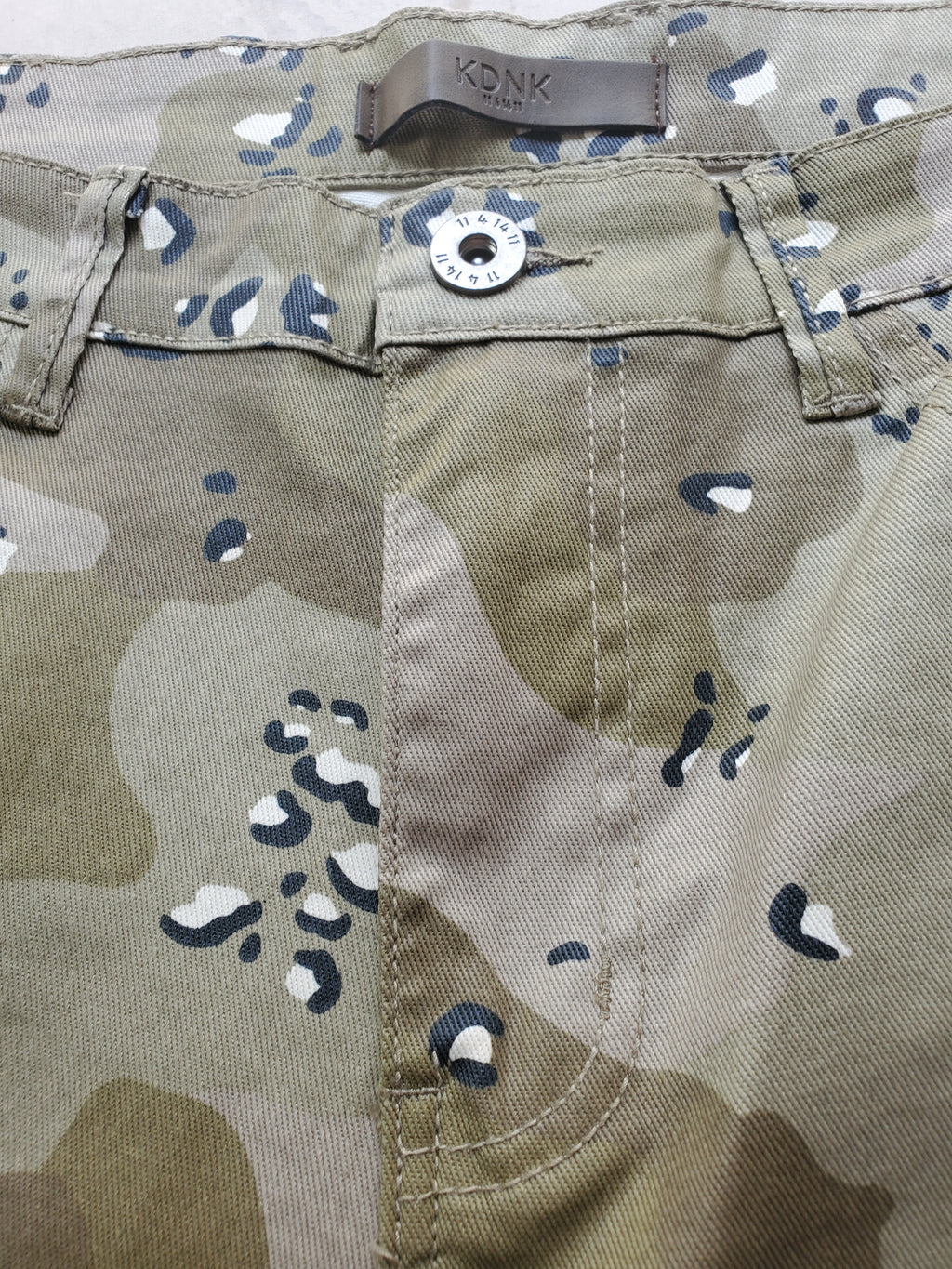 KDNK Camouflage Cargo Pants – Size 34 – Cotton/Elastane – Great Condition
