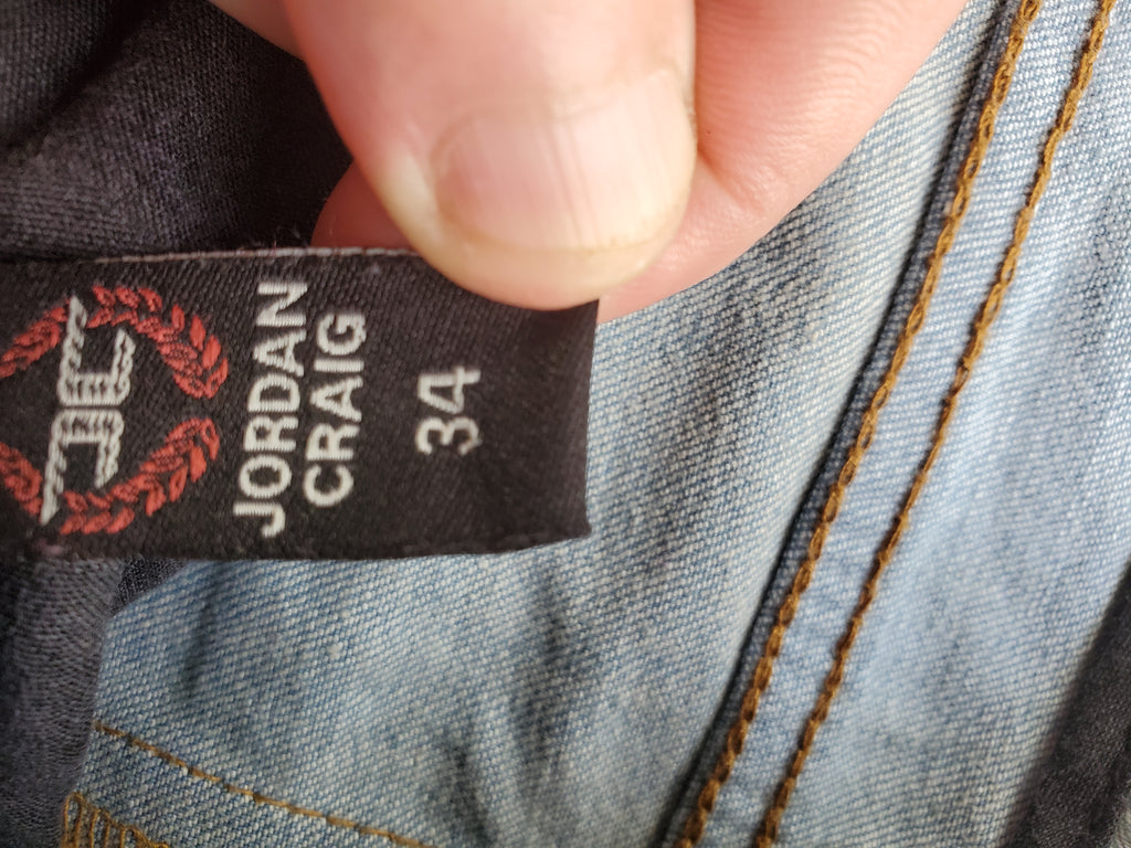Jordan Craig Legacy Edition Martin Stacked Jeans 34W 36L