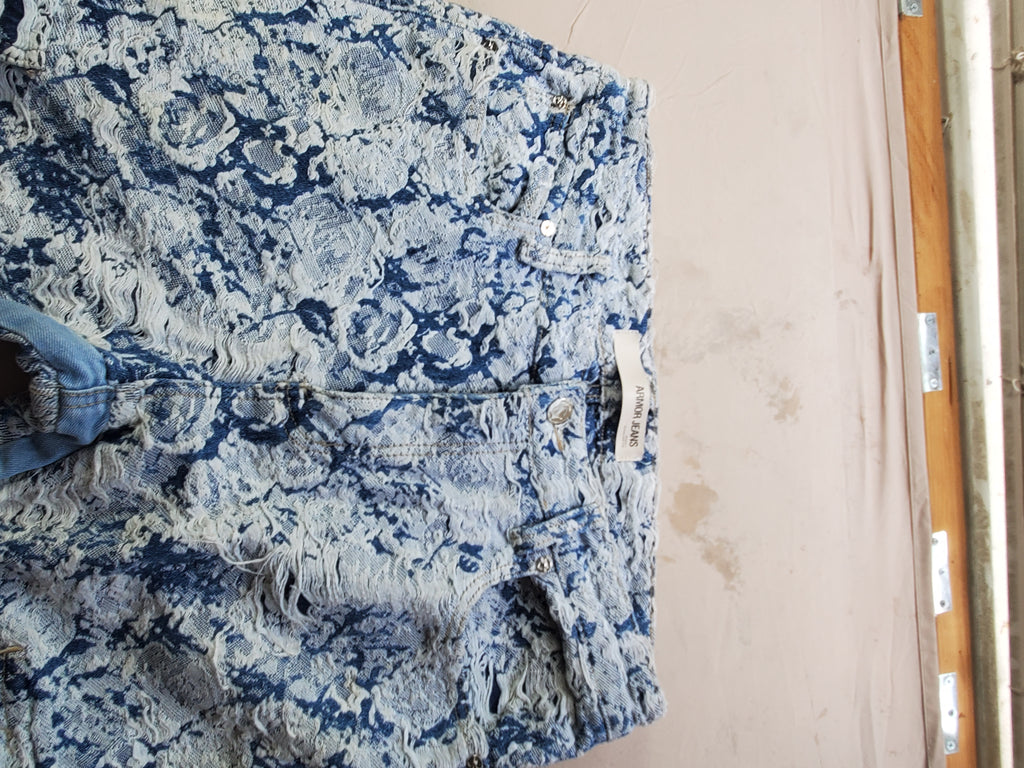 Armor Jeans Stacked – Size 34x36 – Rare Exclusive Pattern Denim