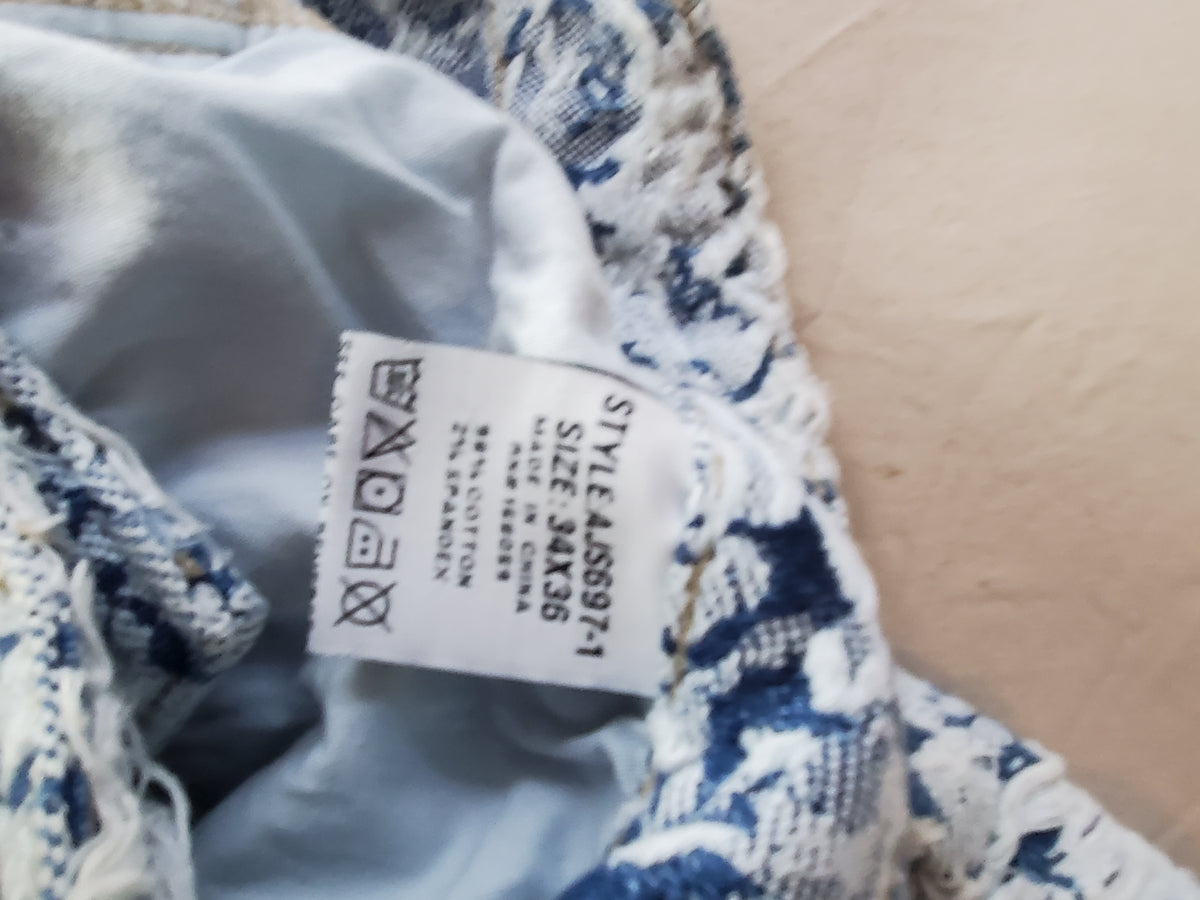 Armor Jeans Stacked – Size 34x36 – Rare Exclusive Pattern Denim