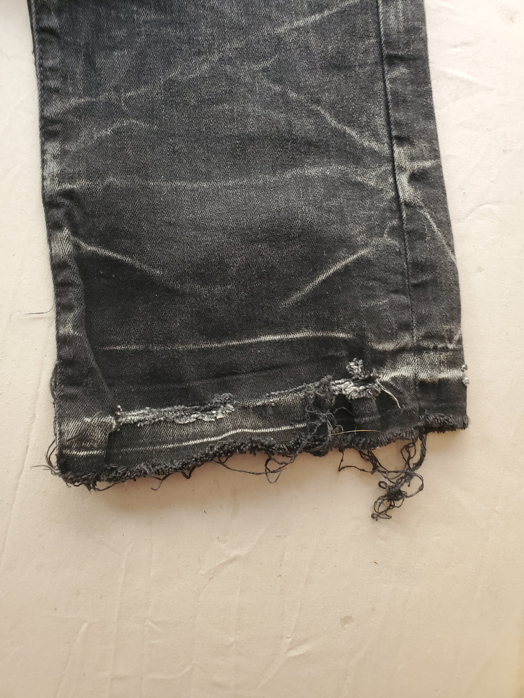 Jordan Craig Martin Stacked Jeans – 34x36 – Distressed Black Denim