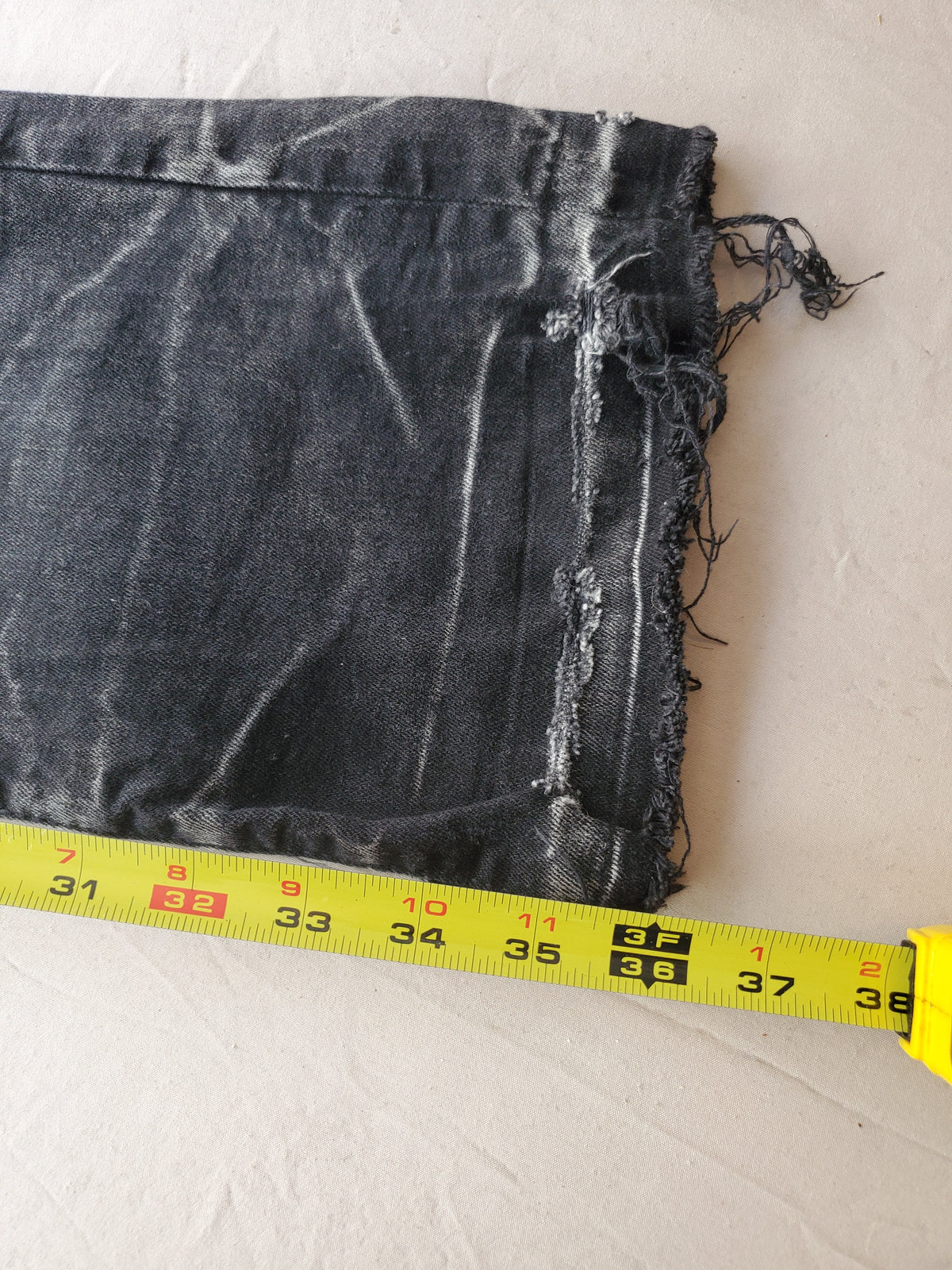 Jordan Craig Martin Stacked Jeans – 34x36 – Distressed Black Denim
