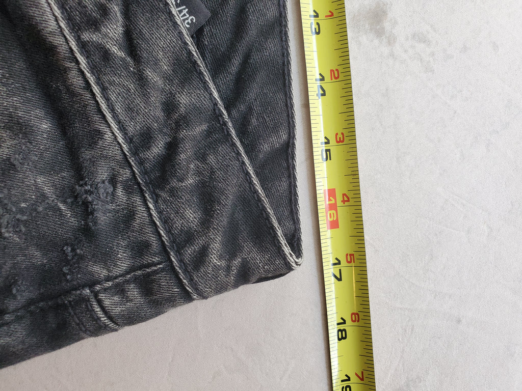 Jordan Craig Martin Stacked Jeans – 34x36 – Distressed Black Denim