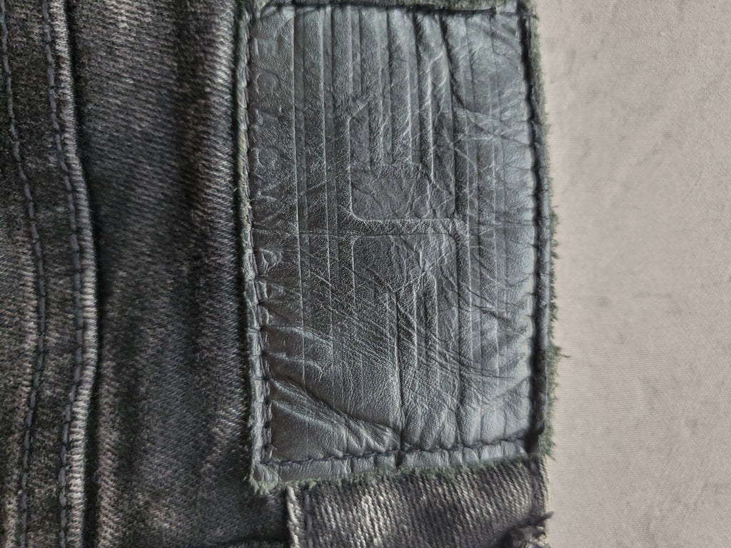 Jordan Craig Martin Stacked Jeans – 34x36 – Distressed Black Denim