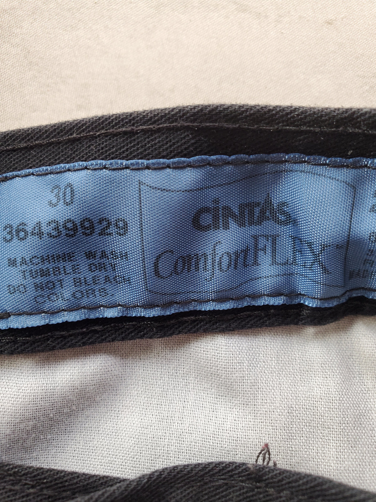 Cintas Comfort Flex Dress Slacks Men’s Size 30x30 – Black – Workwear Uniform Pants