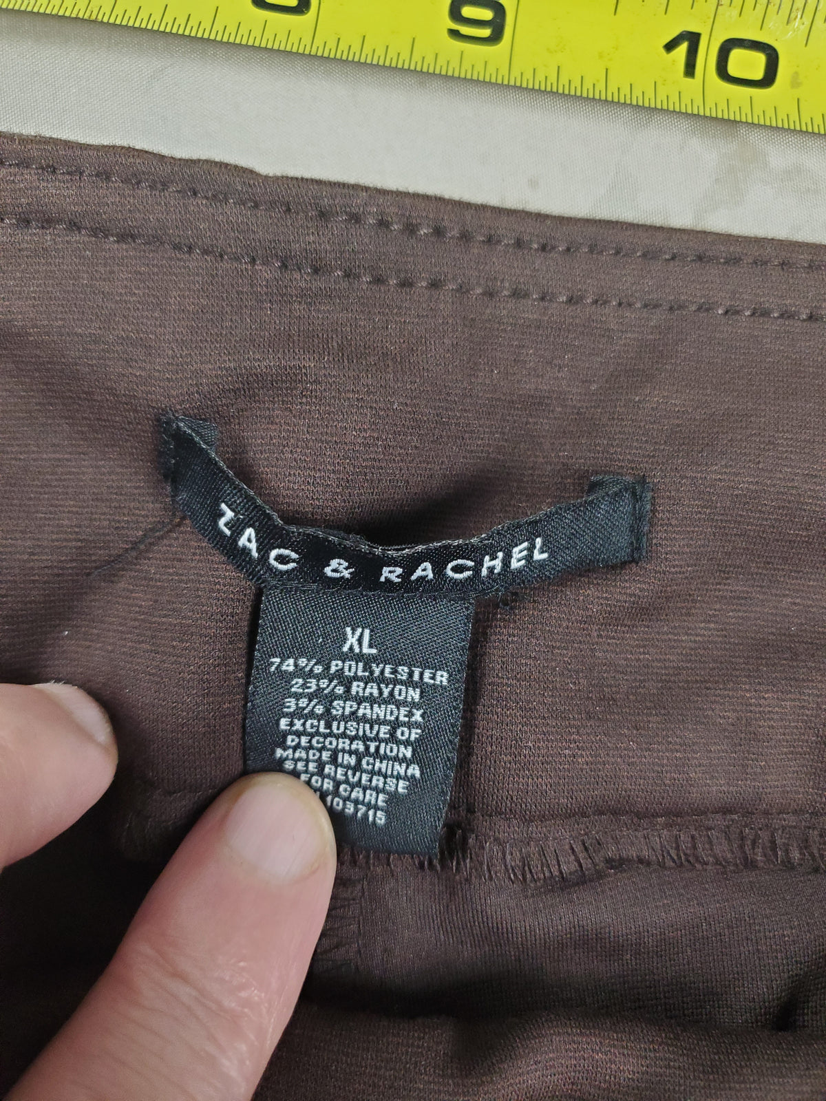 Vintage Zac & Rachel Women’s Stretch Slacks • Size XL • 36x29 • Back Pockets