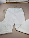 Vintage Allison Daley White Denim Stretch waist jeans Size 14