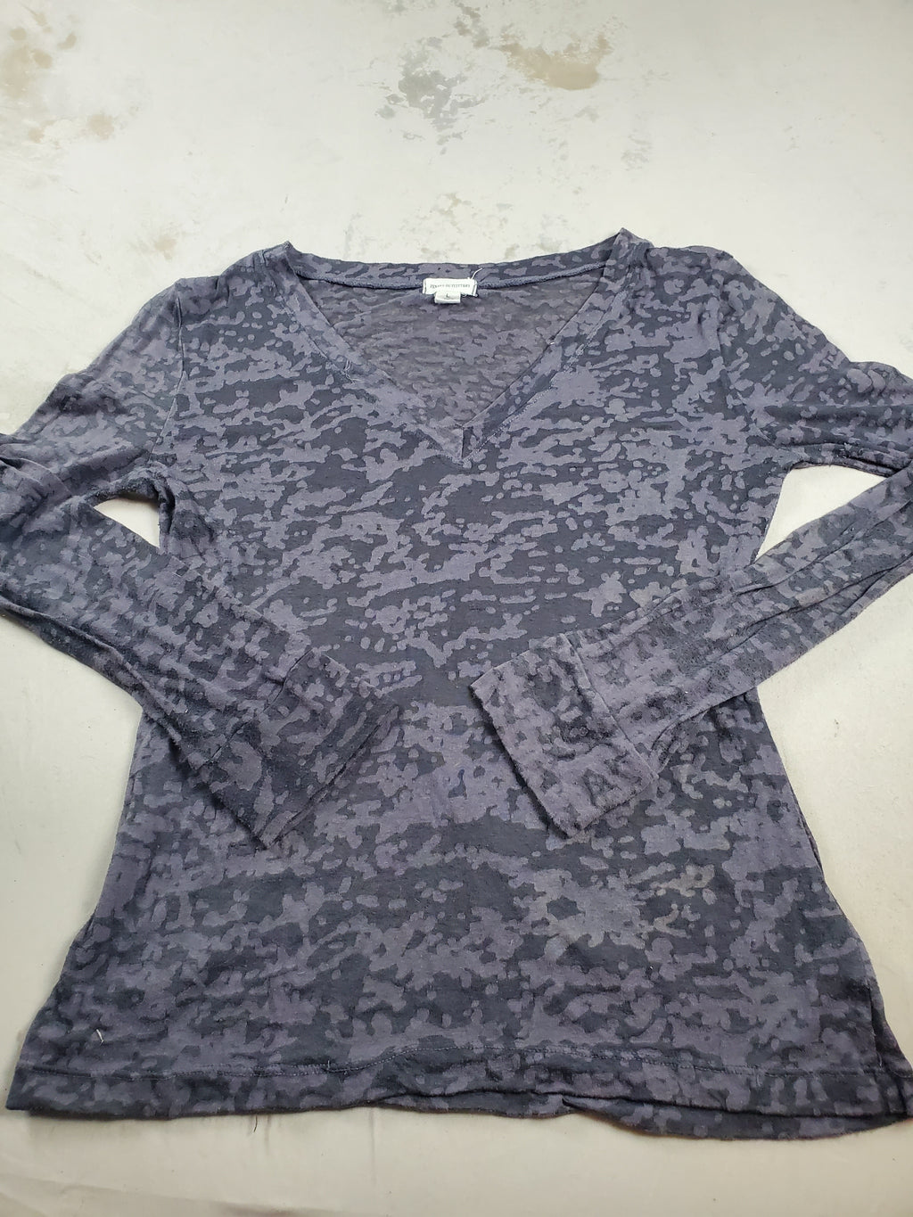 Zenana Outfitters Charcoal gray transparent pattern overshirt - Size L