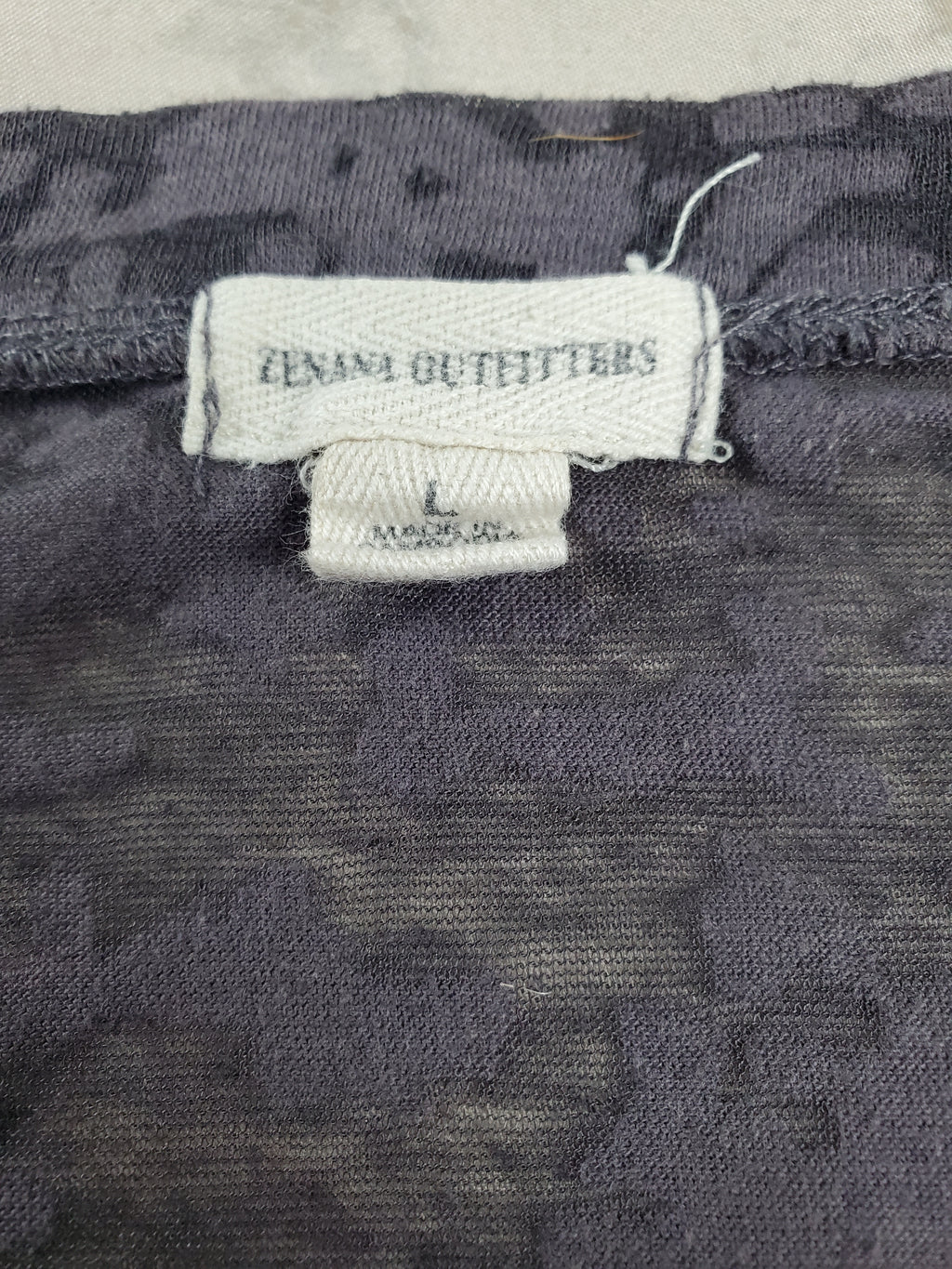Zenana Outfitters Charcoal gray transparent pattern overshirt - Size L