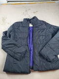 Old Navy Black Plush Coat - Zipper Front - Size M