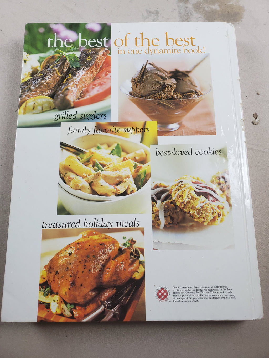 Better Homes & Gardens Best Recipes Cookbook, Hard Cover