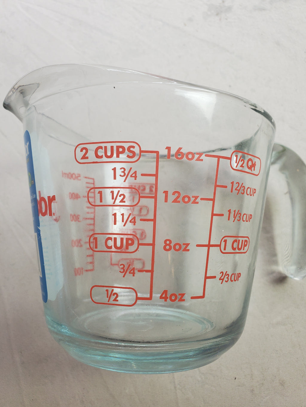 Anchor Hocking 2-cup measuring cup.  New