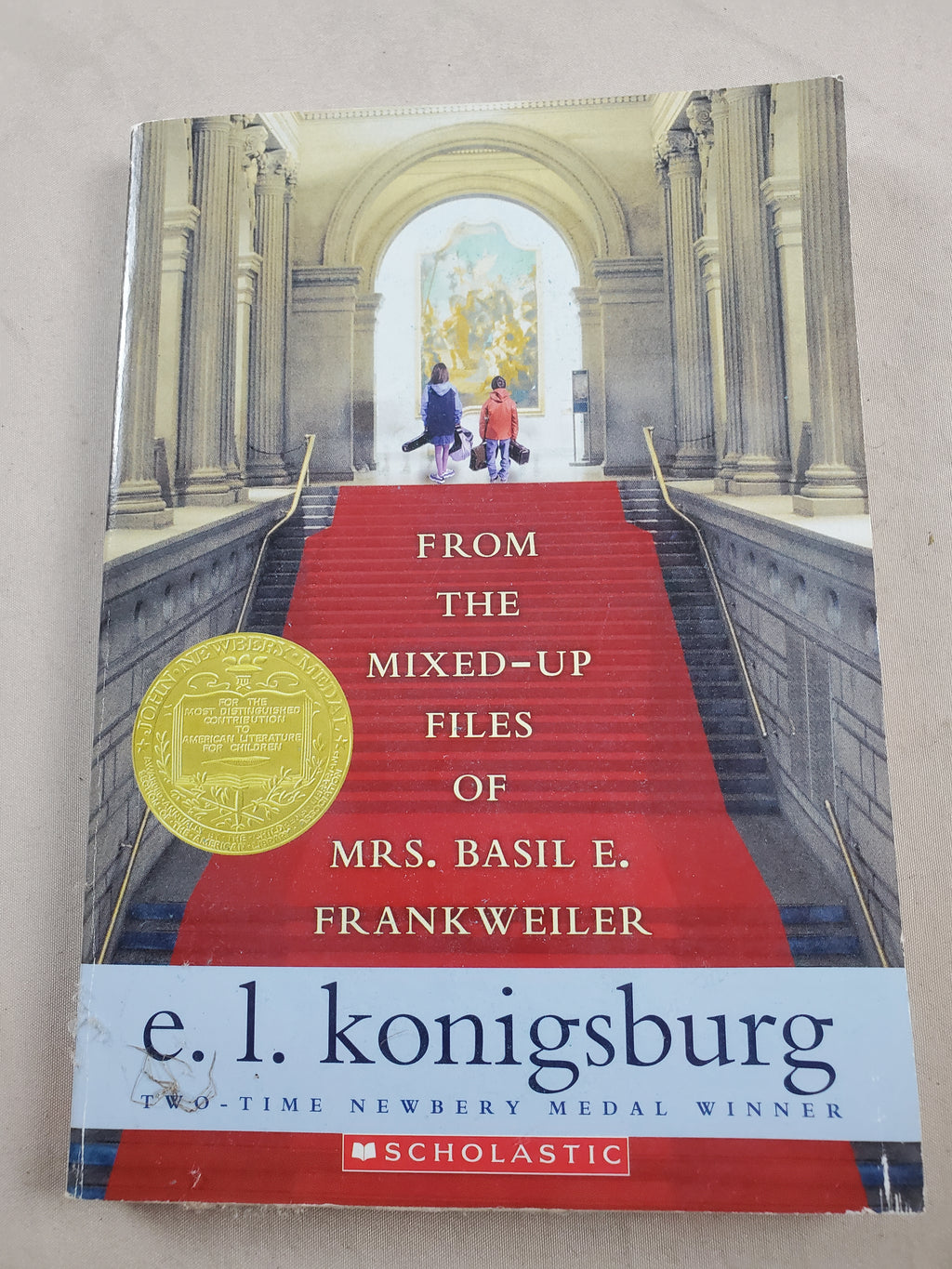 From the Mixed-Up Files of Mrs. Basil E. Frankweiler by E.L. Konigsburg – Paperback – Newbery Medal Winner
