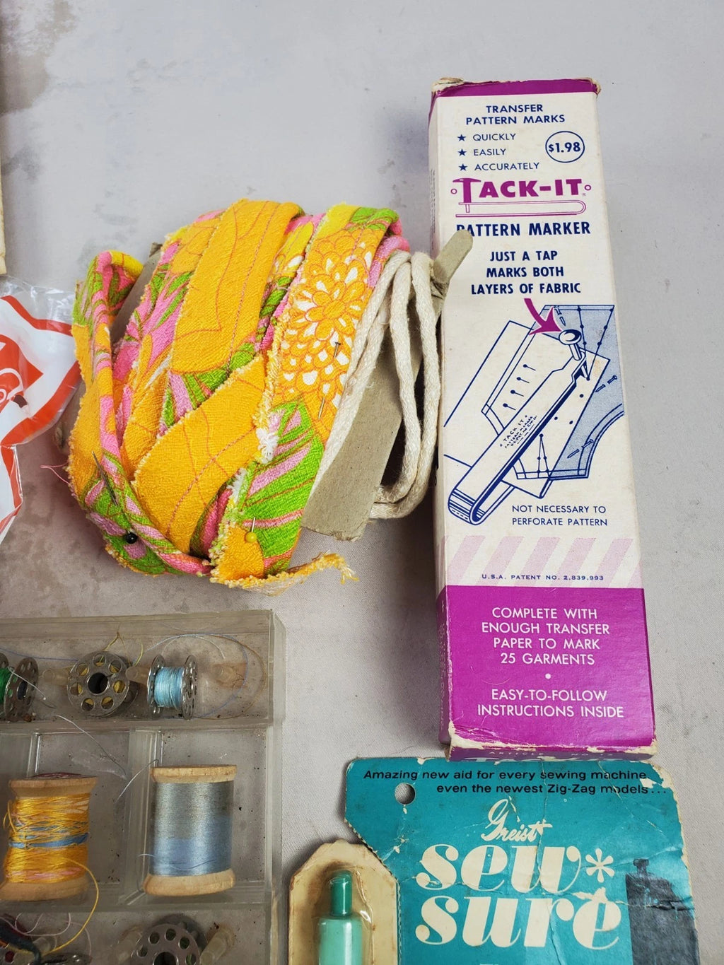 Vintage Sewing supplies - Needles, threads, patterns and more