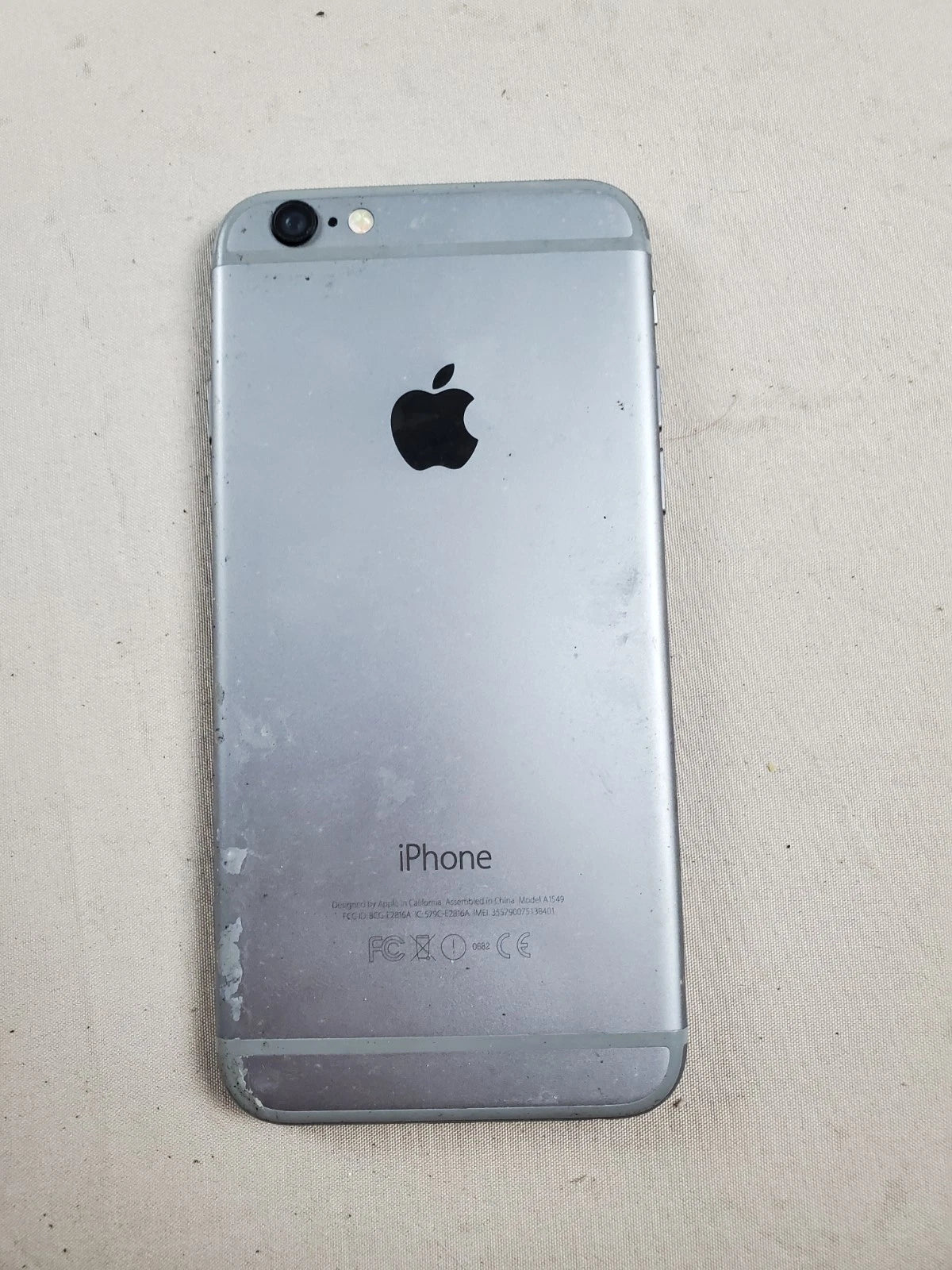 Apple iPhone 6 Model A1549 - Parts Only - Powers on