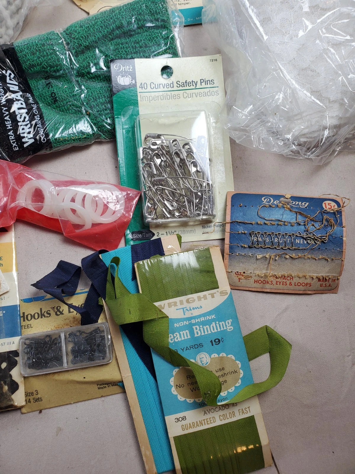 Vintage Sewing supplies - Needles, threads, patterns and more