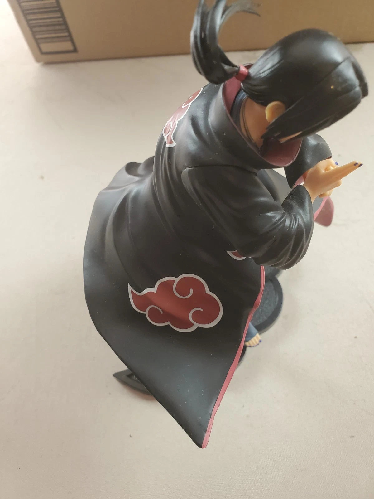 Itachi Uchiha Naruto Figure – Akatsuki Cloak – Dynamic Hand Sign Pose – Anime Co