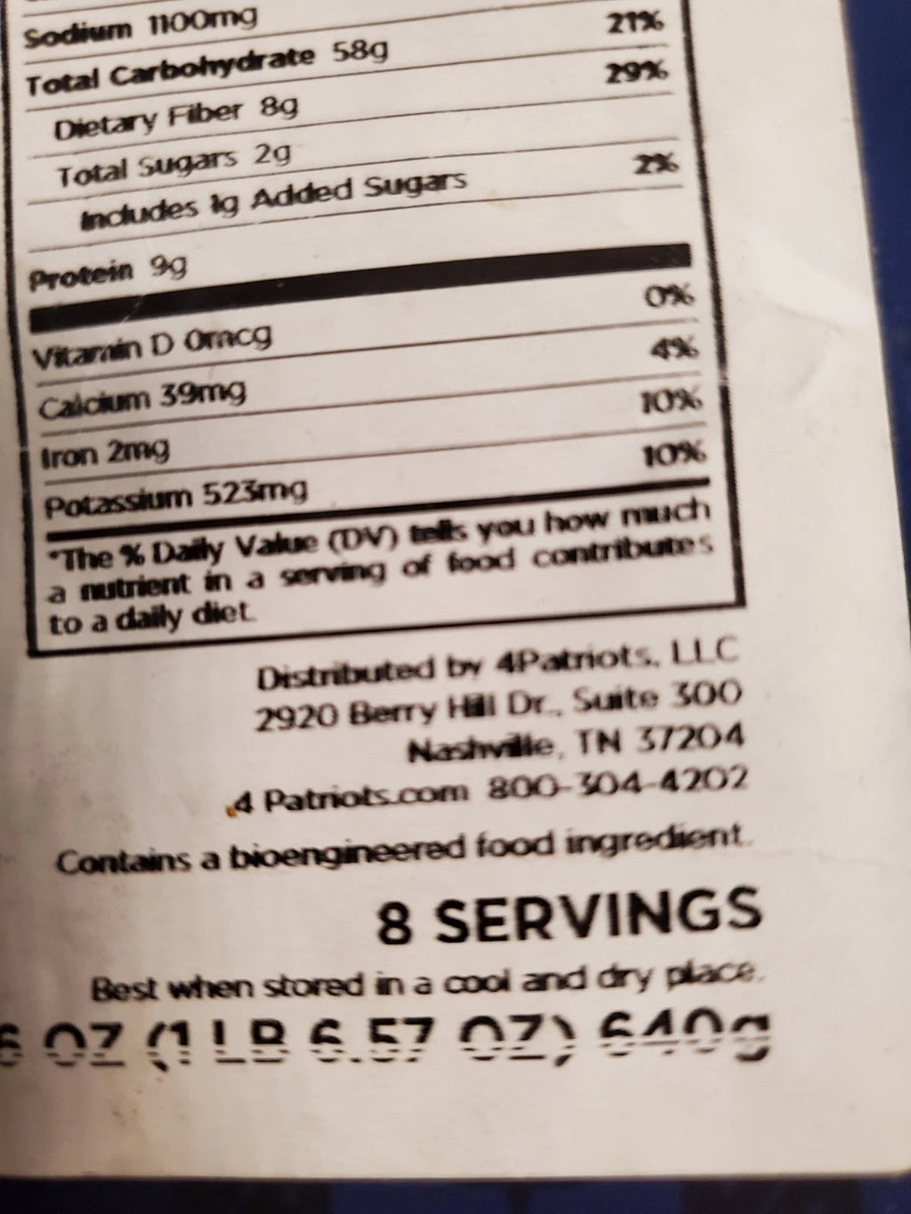 4Patriots Cowboy Rice &amp; Beans and Cozy Potato Soup - 8 servings each