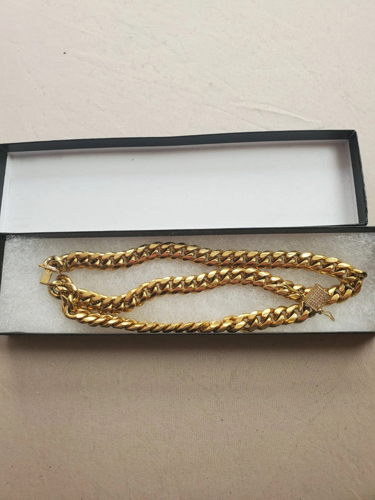 Miami Cuban Link Chain Stainless Steel Necklace – 20”–6 mm Wide – 108g/3.8oz
