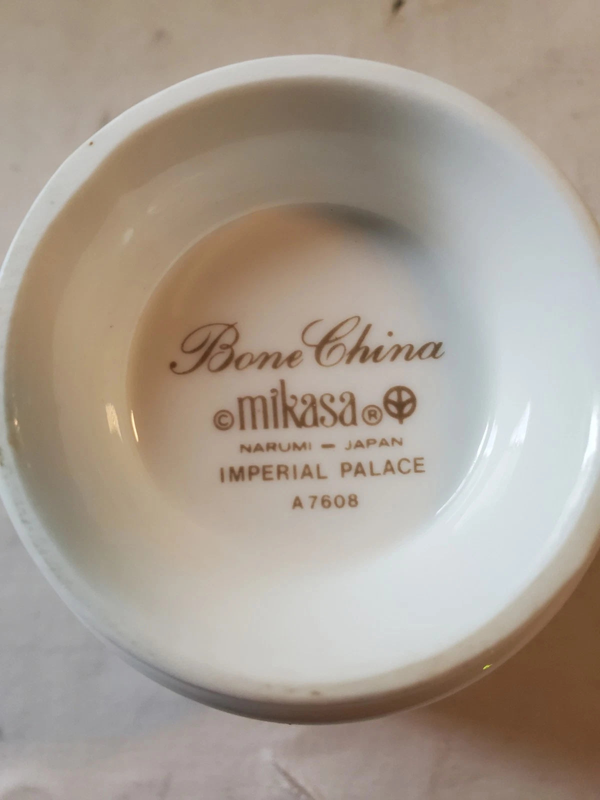 Mikasa Imperial Palace A7608 Tea Cup Set of 2 Fine China Japan Excellent