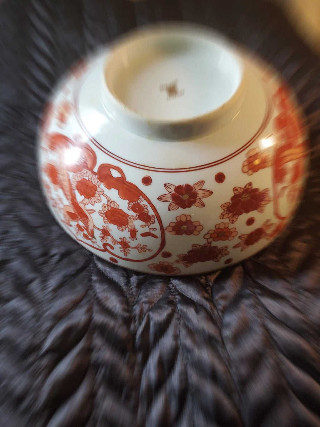 Vintage Gold Imari Hand Painted Porcelain Bowl 9.5” – Excellent Condition