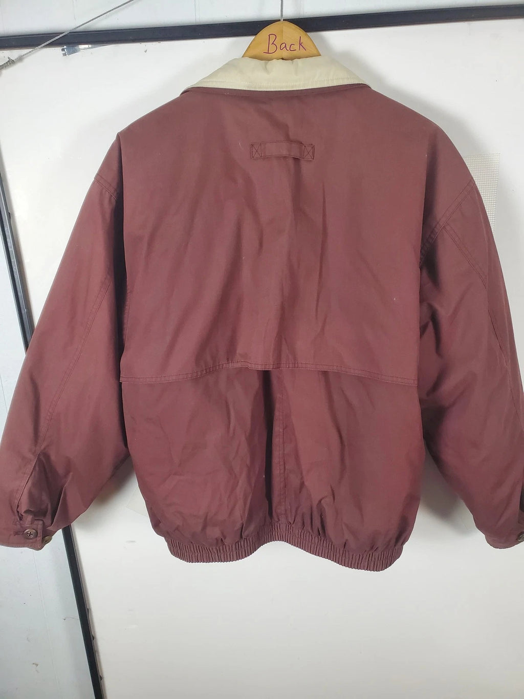 London Fog Limited Edition Maroon Zip-Up Jacket with Removable Lining