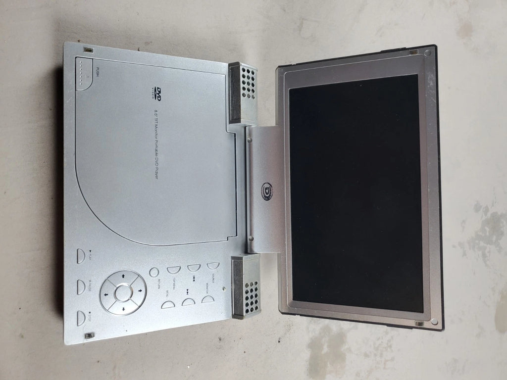 Initial DUR-8.5 Portable DVD Player 8.5" TFT Screen - Untested, no charger