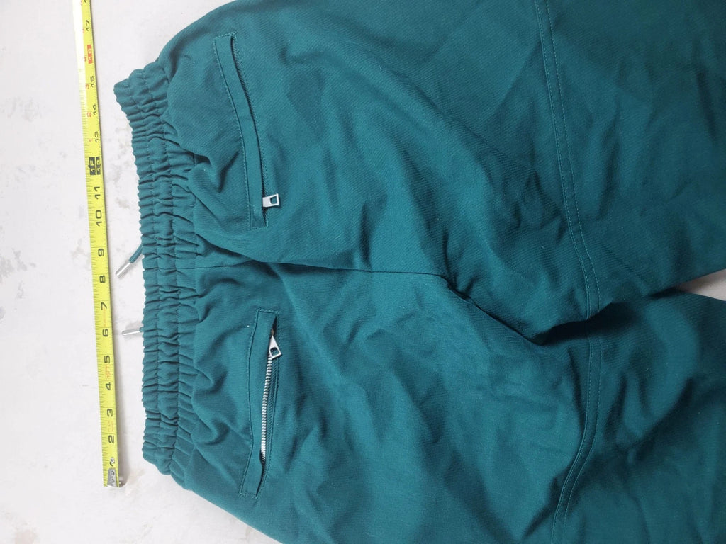 Forever 21 Men’s Green Jogger Pants Size M Elastic Waist And Zipper Ankles