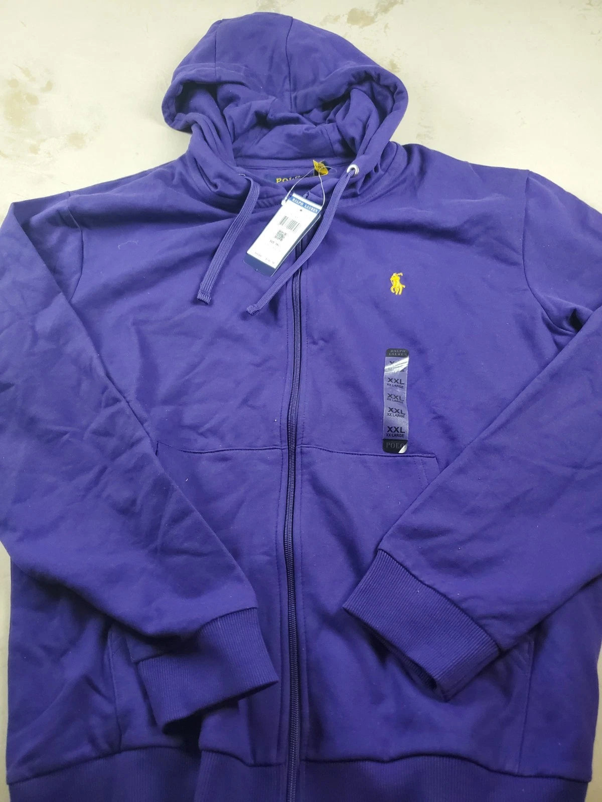 Polo Ralph Lauren XXL Fleece Track Suit, Zipper hoodie, sweatpants NWT