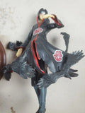 Naruto Shippuden Itachi Uchiha Crow Summon Figure – Akatsuki Cloak – Anime 9"