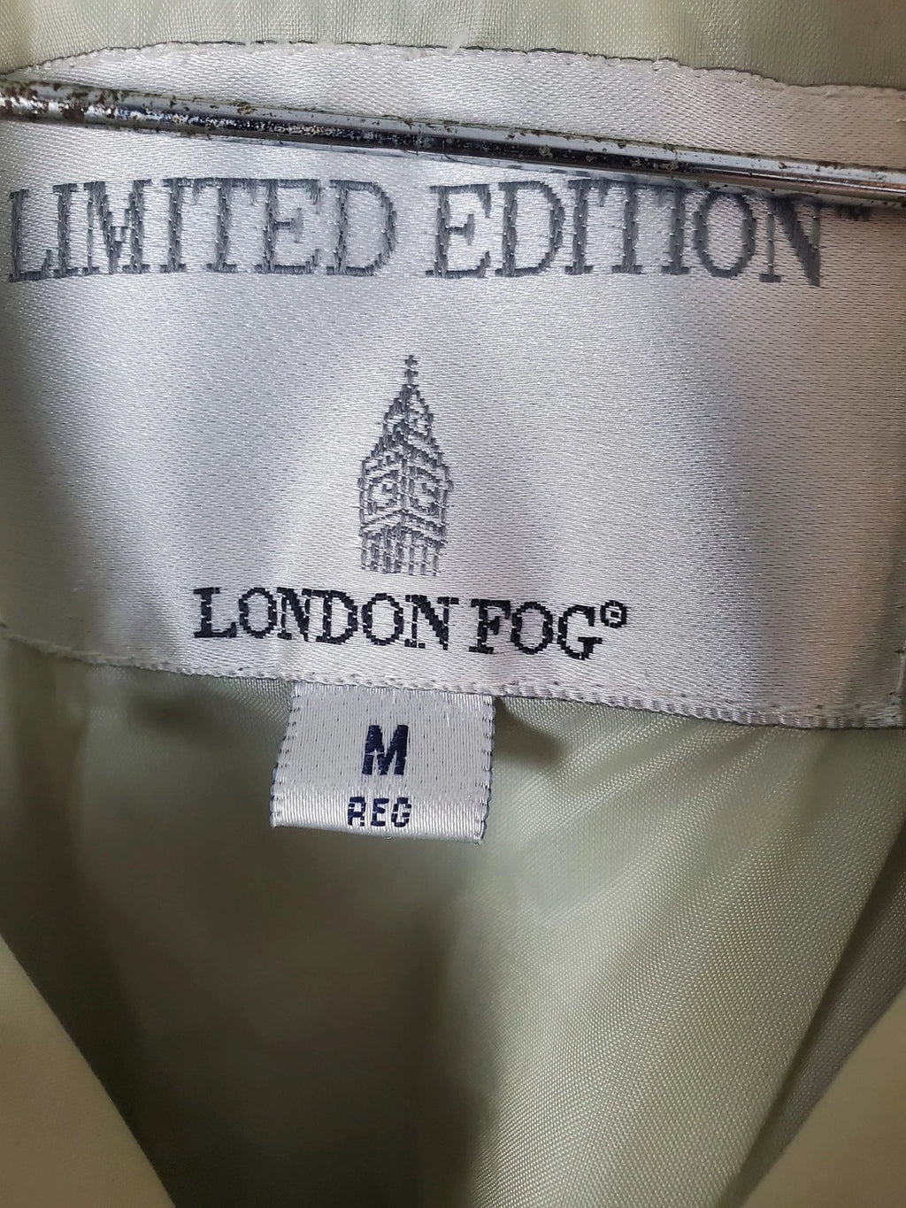 London Fog Limited Edition Maroon Zip-Up Jacket with Removable Lining