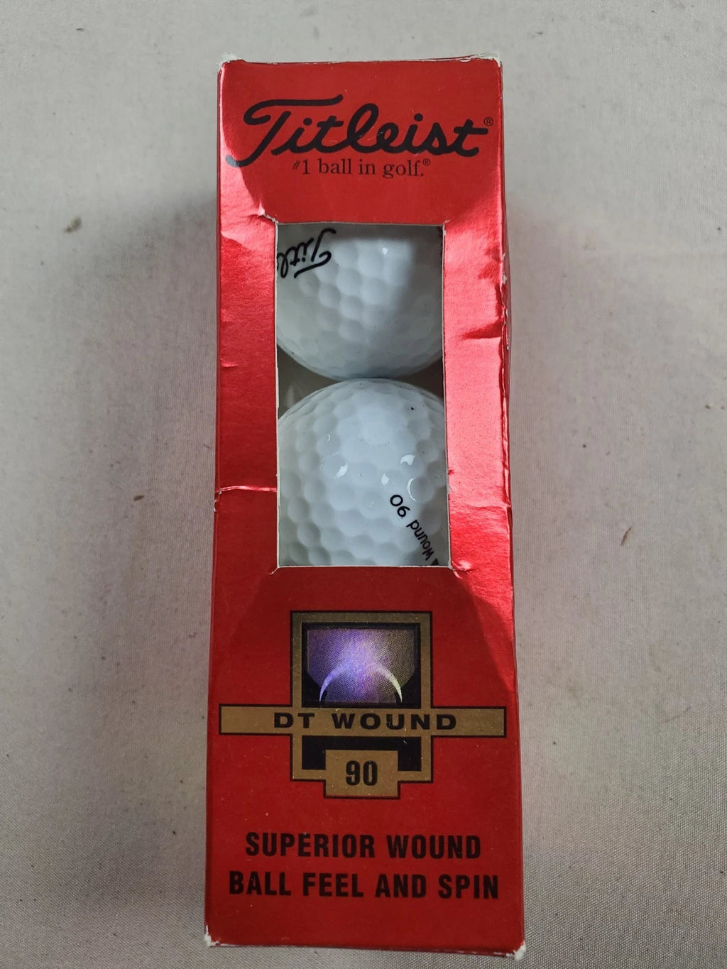 9 Spalding TopFlite XL2000 Titanium Cover Tungsten Core &amp; 3 Titleist DT Wound 90