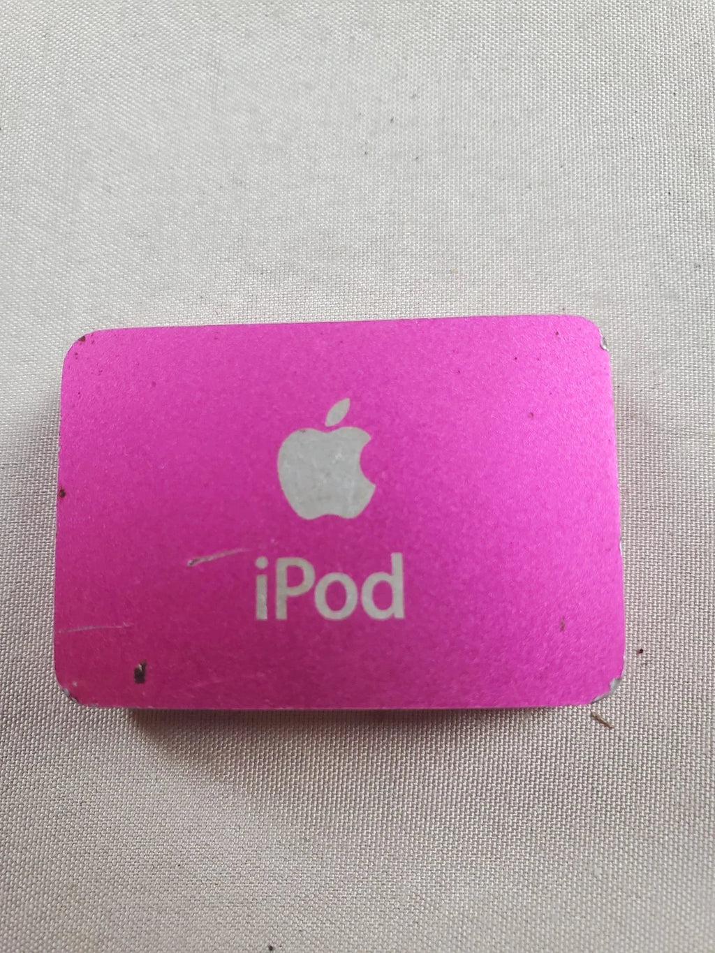 Pink Apple iPod Shuffle A1204 – Untested / Parts Only – Good Cosmetic Condition