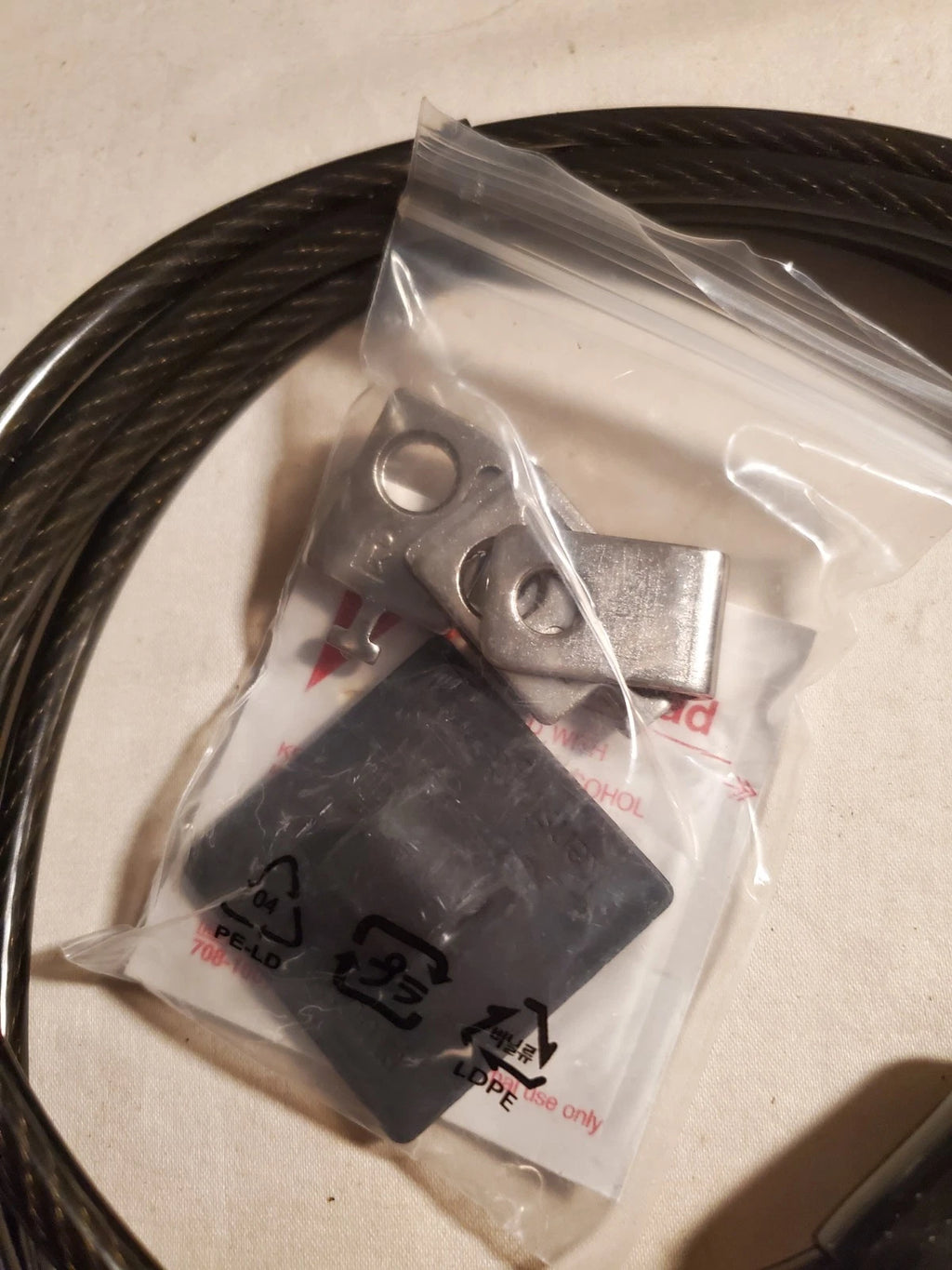 Kensington Desktop &amp; Peripherals Locking Kit 2.0 Black K64425S NEW - Open Bag