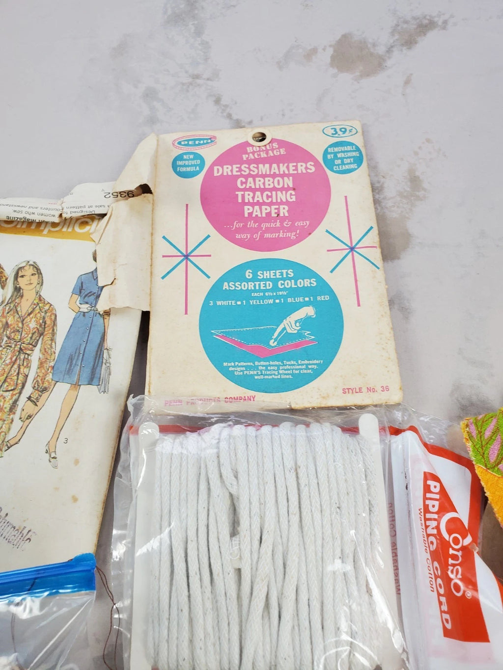 Vintage Sewing supplies - Needles, threads, patterns and more