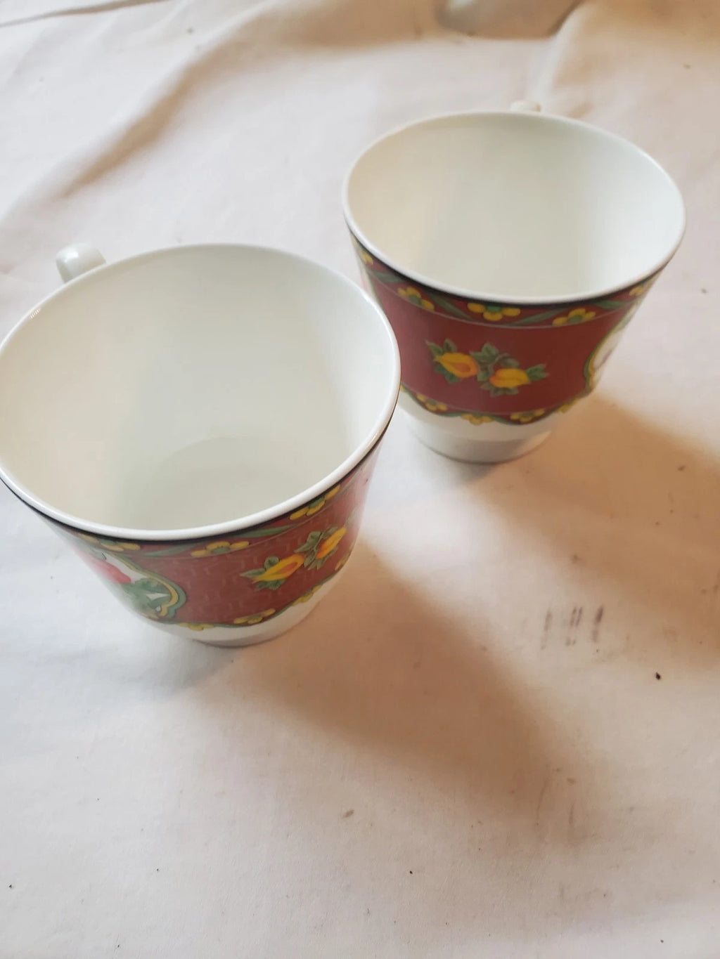 Mikasa Imperial Palace A7608 Tea Cup Set of 2 Fine China Japan Excellent