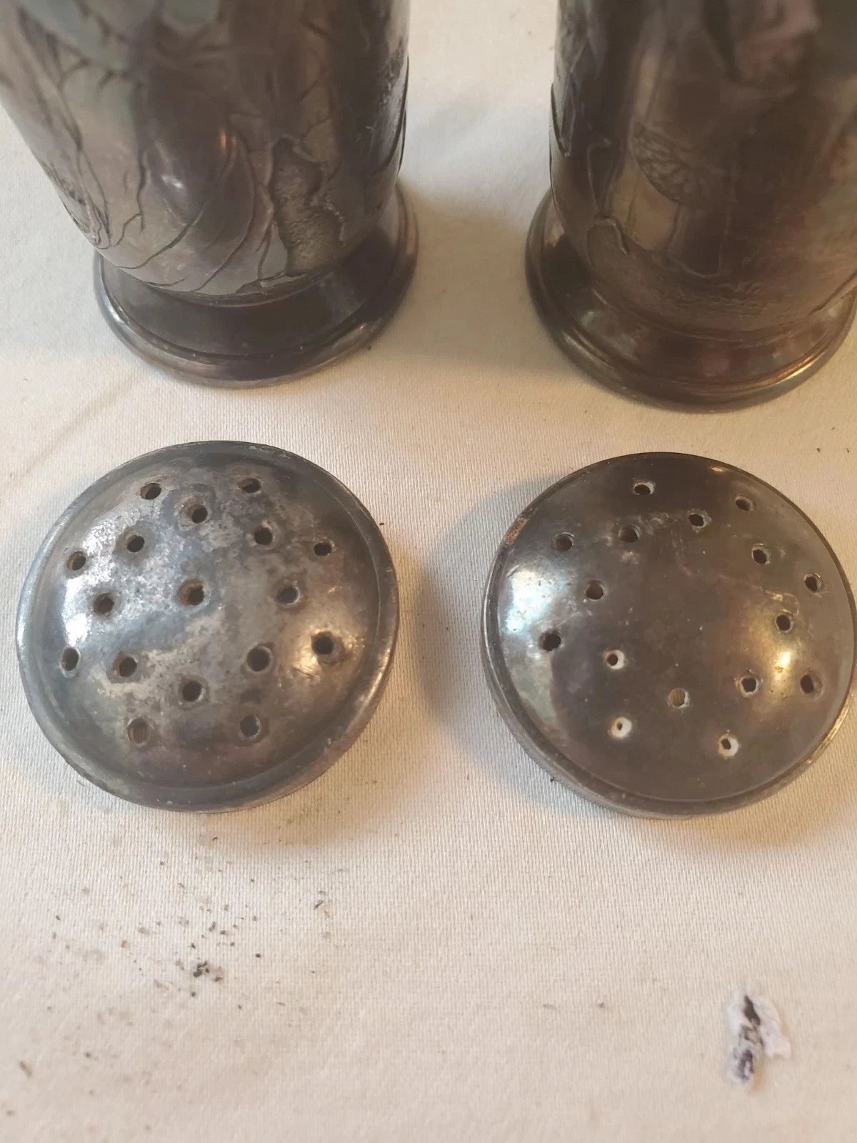 Reed and Barton 574 Salt &amp; Pepper shakers Silver Plate