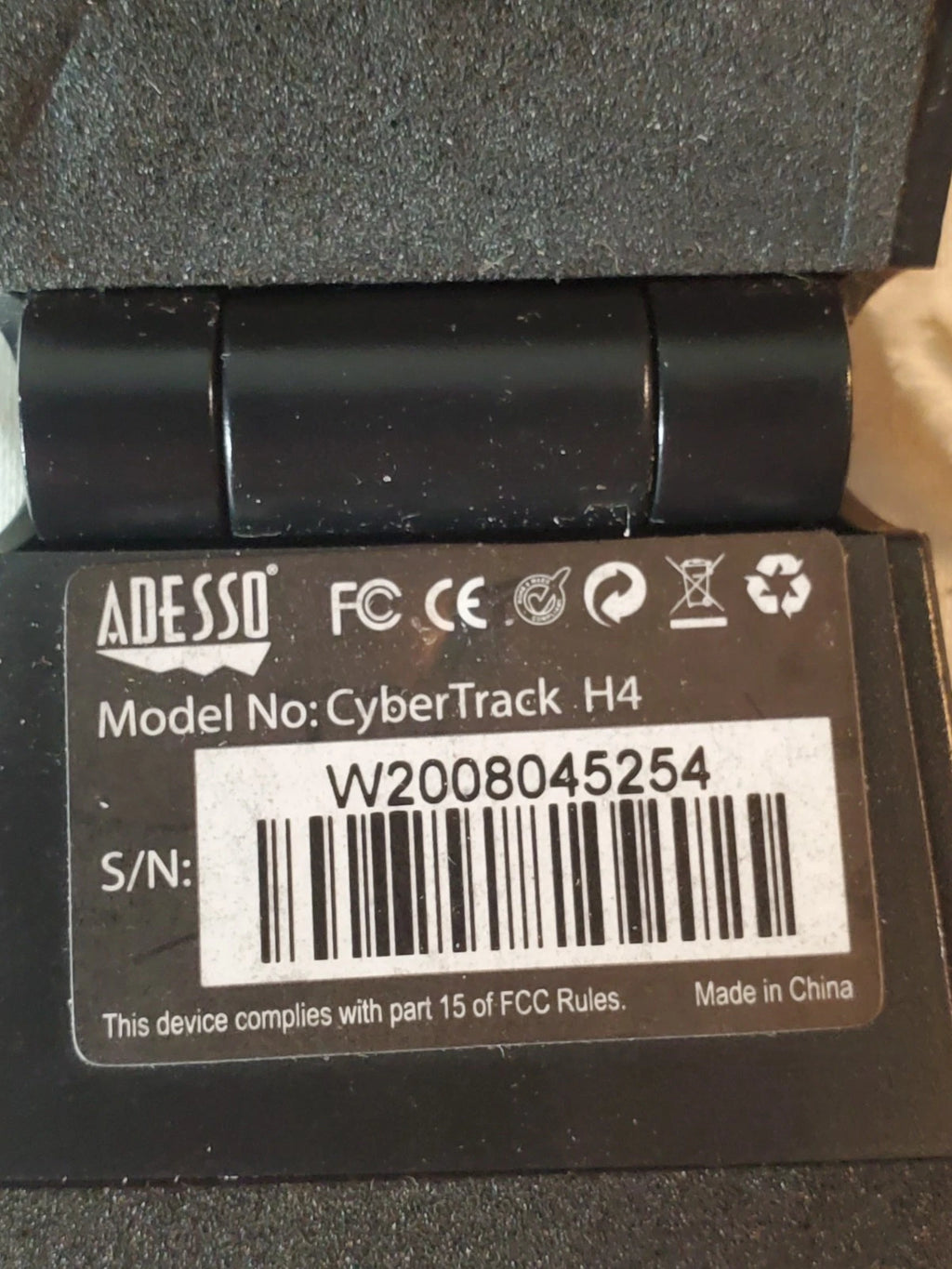 Adesso CyberTrack H4 USB Webcam with Adjustable Stand - Tested/Works