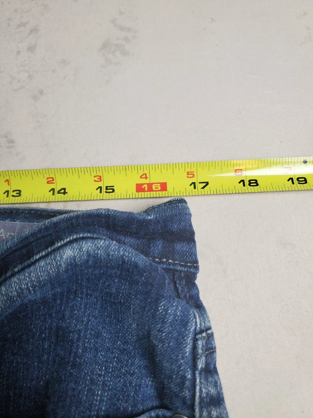 Gloria Vanderbilt Amanda High Rise Jeans Dark Wash Tapered Straight Size 16