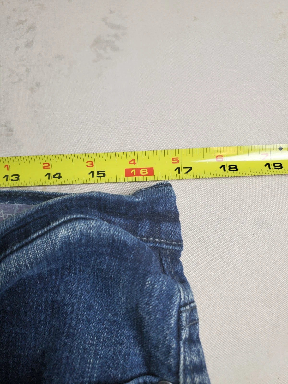 Gloria Vanderbilt Amanda High Rise Jeans Dark Wash Tapered Straight Size 16