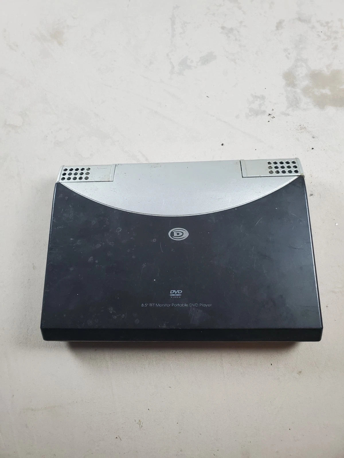 Initial DUR-8.5 Portable DVD Player 8.5" TFT Screen - Untested, no charger