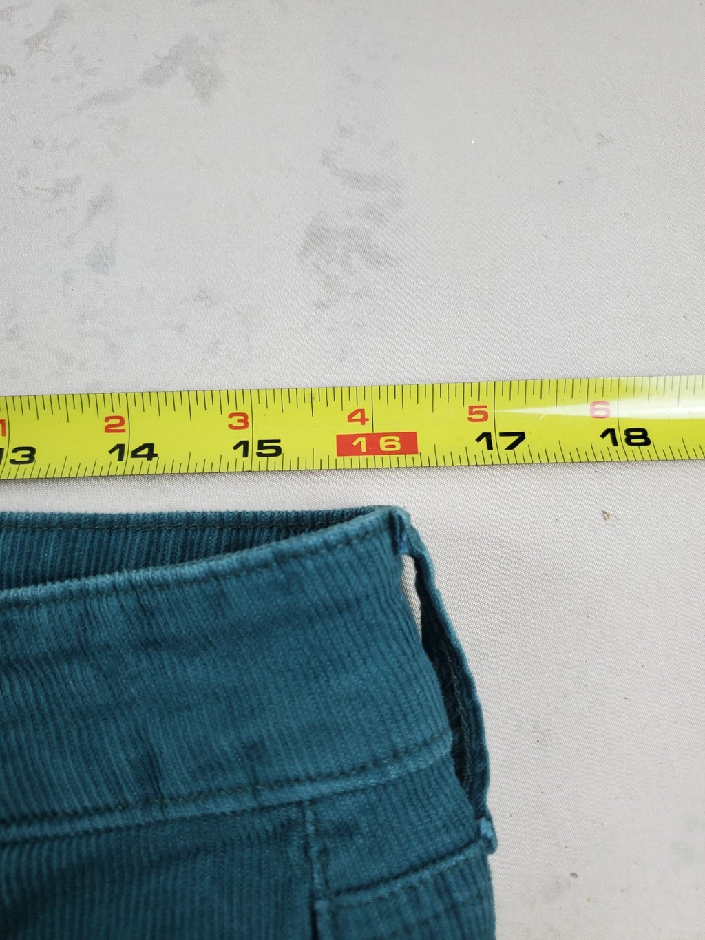 American Eagle Super Hi‑Rise Flare Corduroy Pants – Teal – 34” Stretch Waist