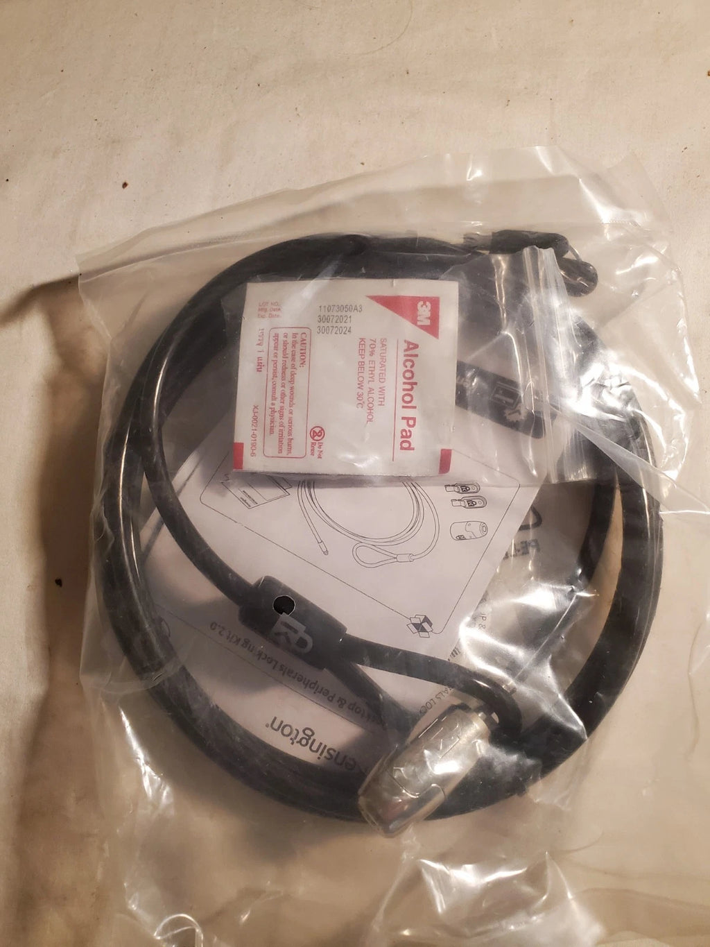 Kensington Desktop &amp; Peripherals Locking Kit 2.0 Black K64425S NEW - Open Bag